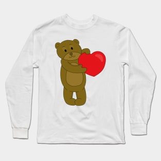 Cute Teddy Bear Long Sleeve T-Shirt